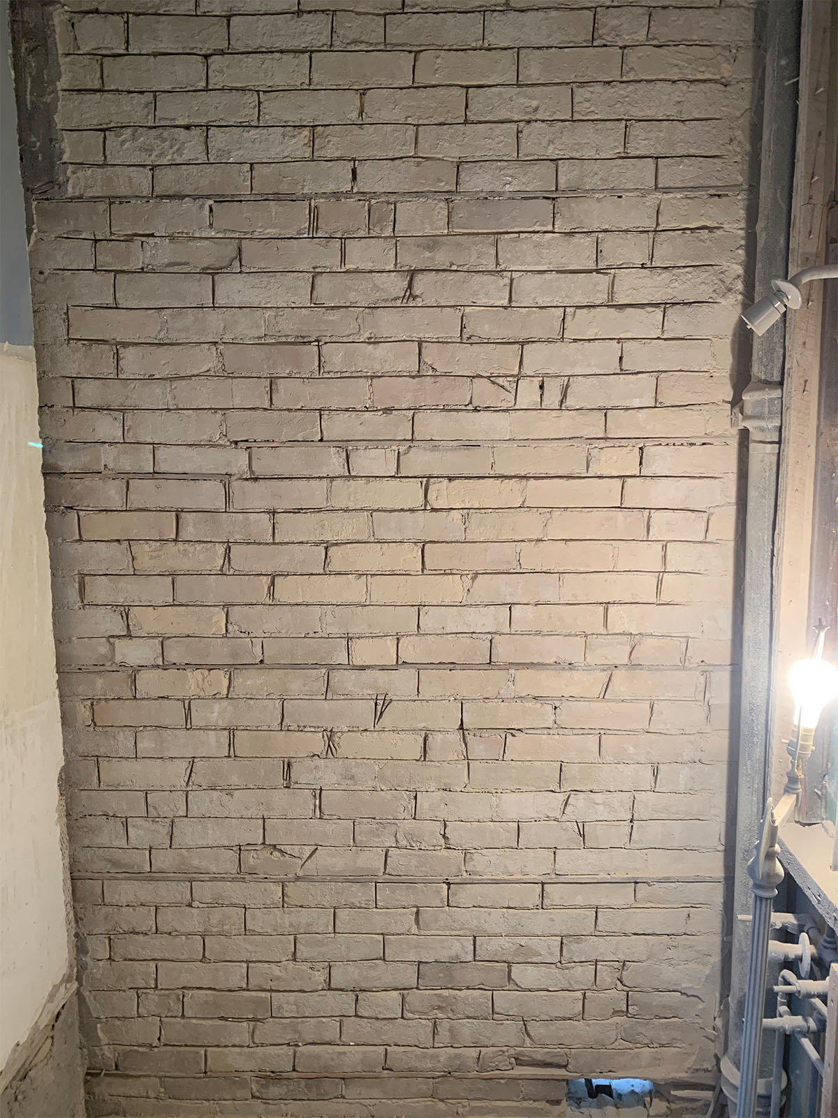 Century Brick Wall After Restoration