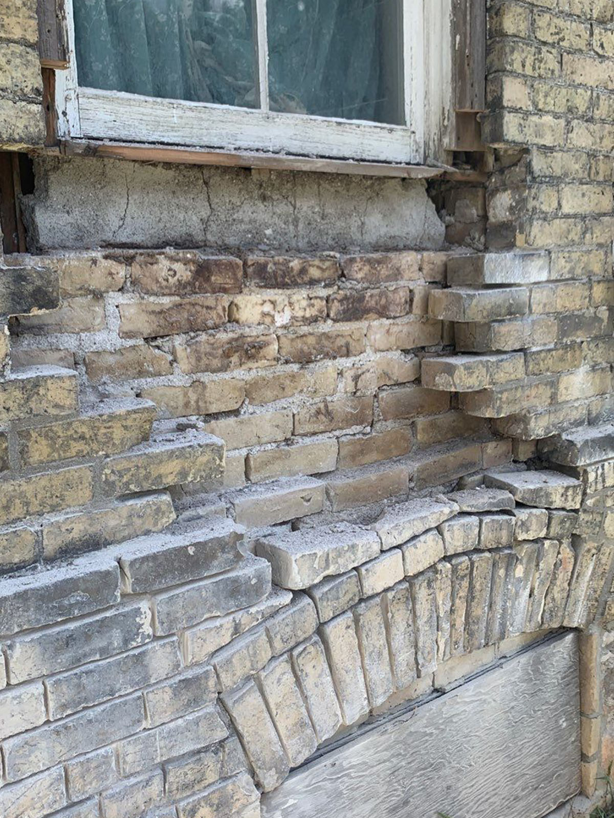 Century Bricks Before Restoration