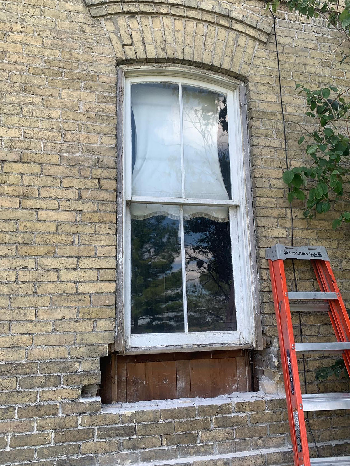 Century Window Casement Being Restored