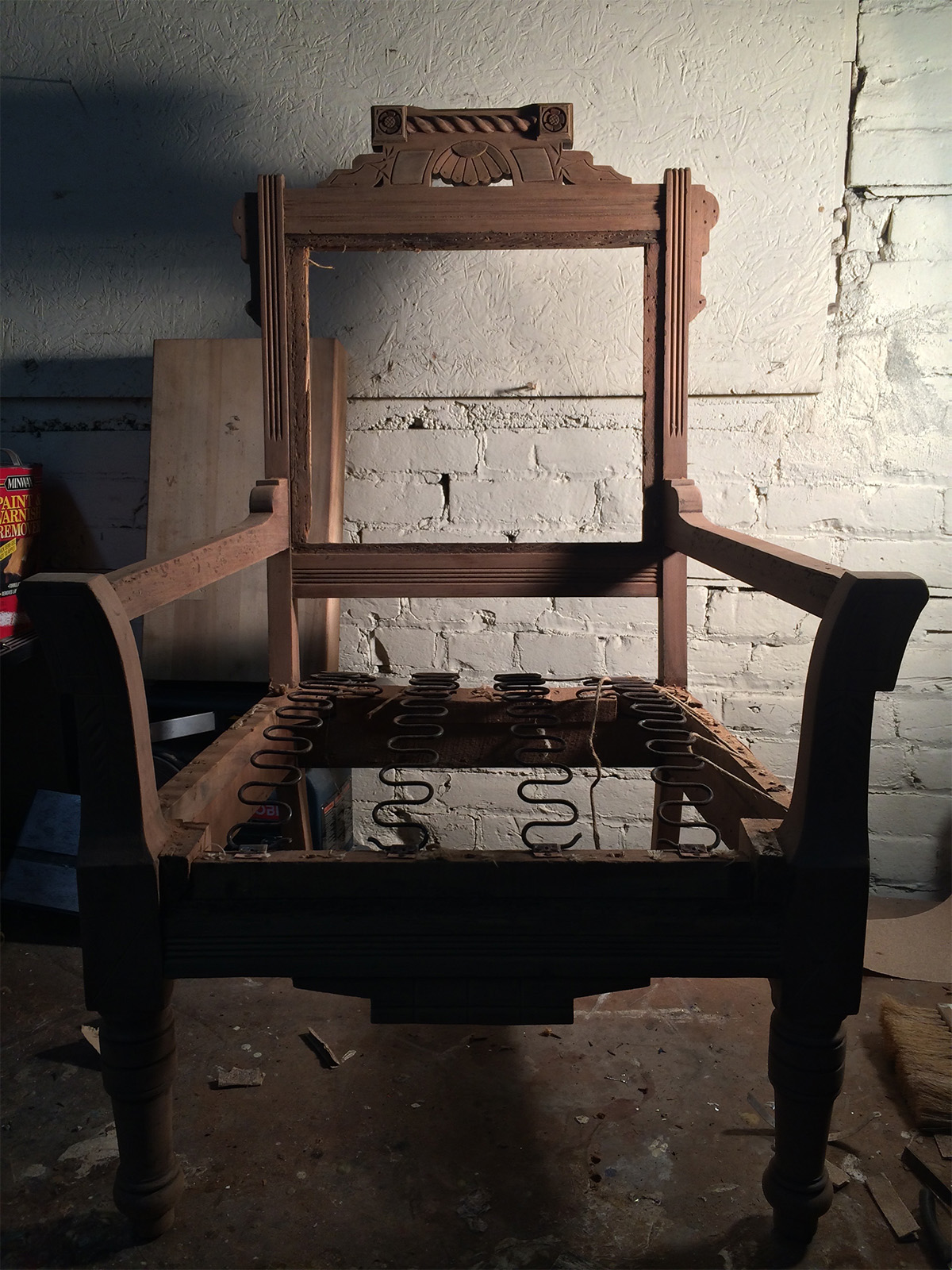 Wooden Chair Before Restoration