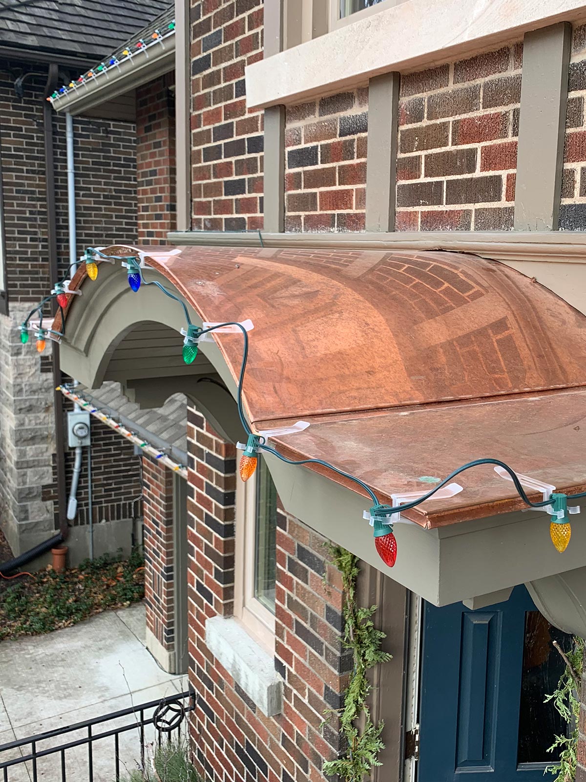 Repaired Victorian Roof With Custom Fabricated Metal